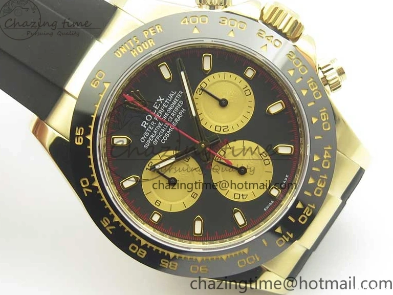 0407 Daytona 116518 LN Paul Newman ARF 1:1 Best Edition Black Dial on Oysterflex Strap A4130 Super Clone Chic 3356